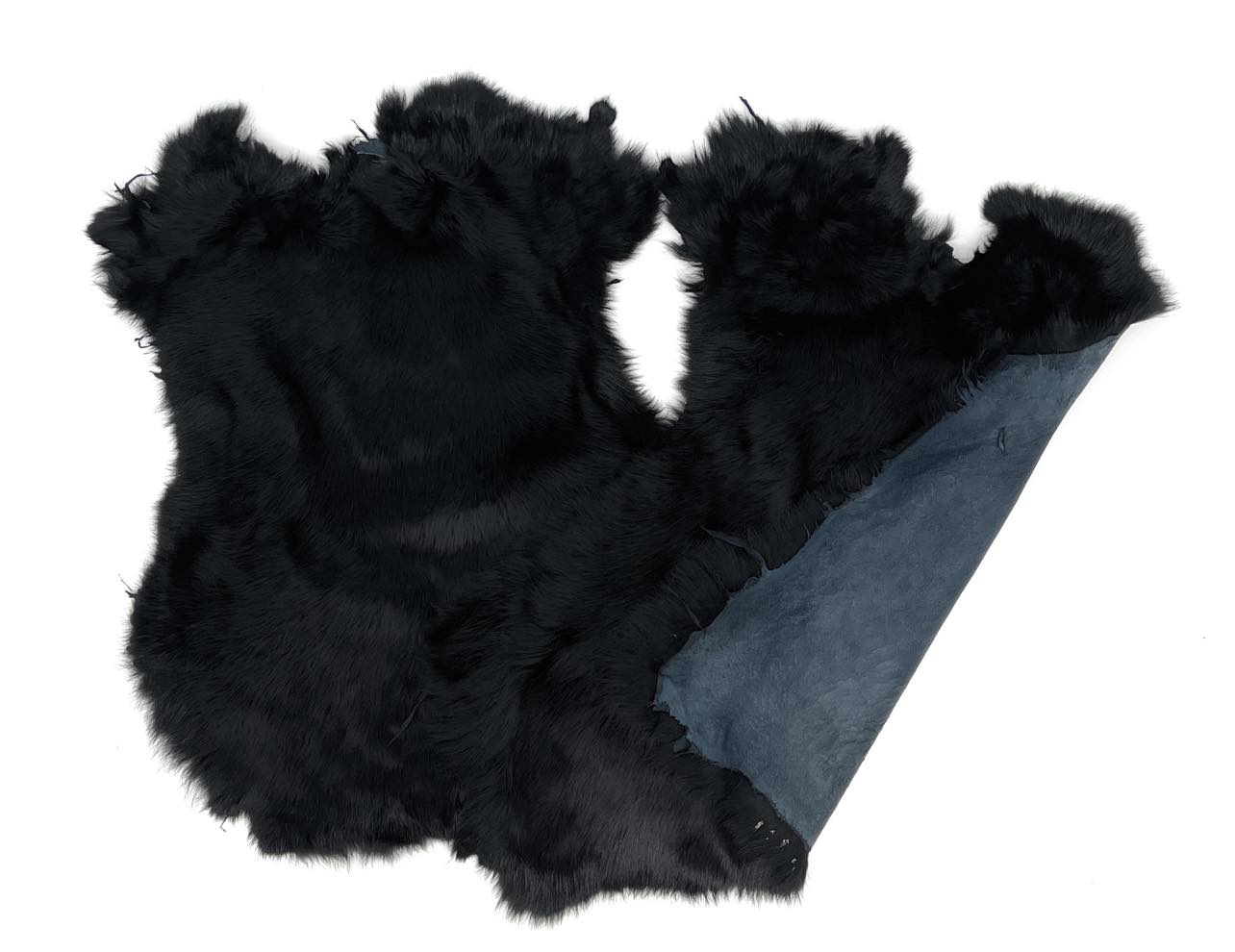 1 Pcs Natural Color Rabbit Fur Pelts - Craft Grade Assorted!