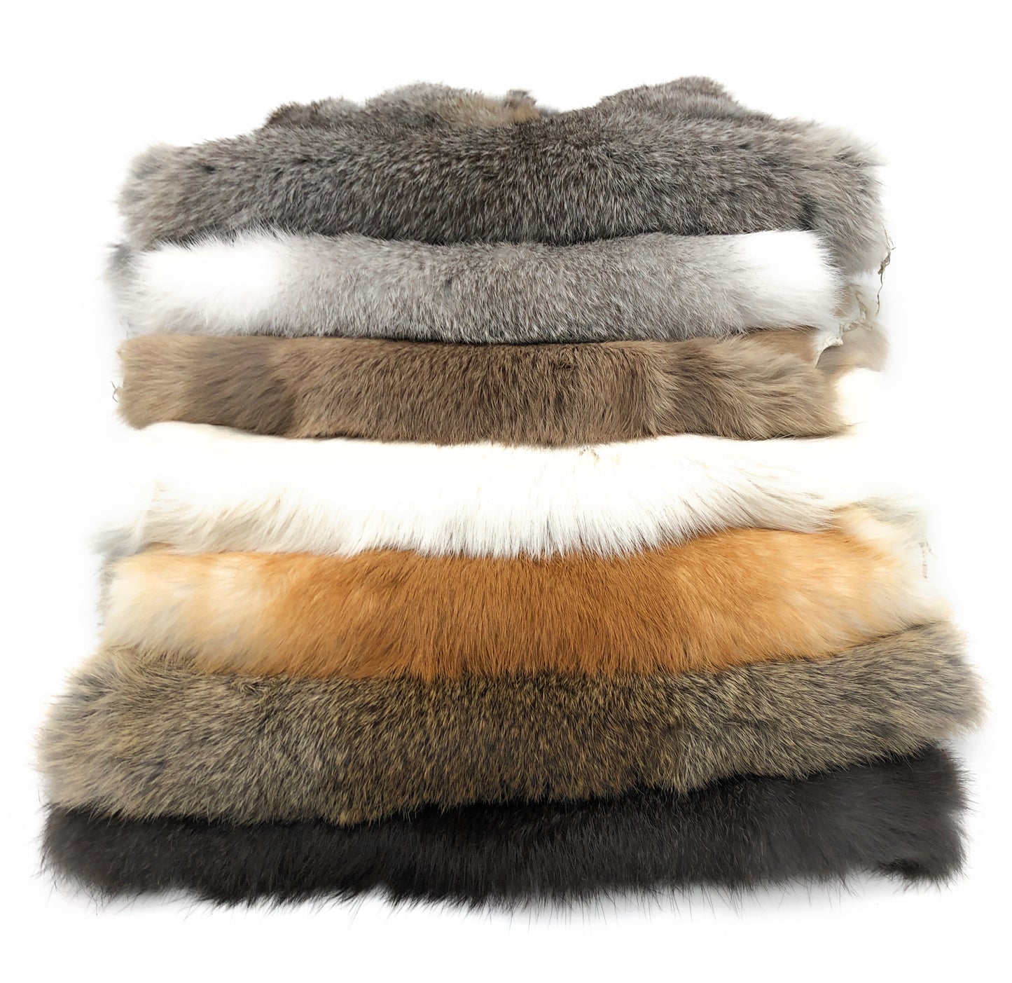 Assorted Natural Rabbit Fur Pelts- Assorted Craft Grade Rabbit Skins
